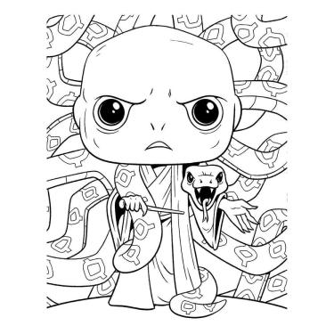 Imagem de Livro de Colorir Oficial Funko Pop! - Dos Filmes de Harry Potter