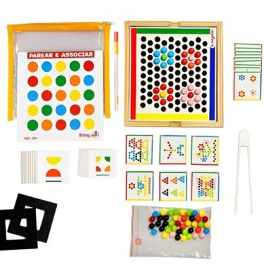 Imagem de Combinações Cerebrais e Parear Associar Brinquedo Terapeutico Autismo Psicologia Infantil