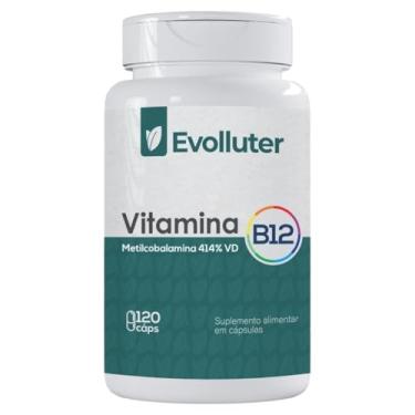 Imagem de Vitamina B12 Metilcobalamina 120 Cápsulas 500mg Evolluter Sabor Sem Sabor