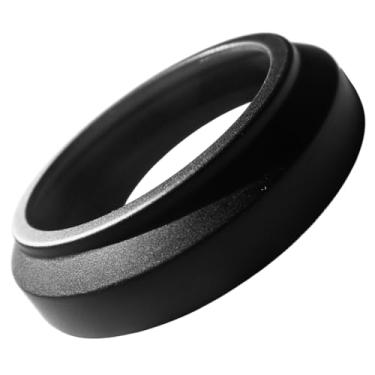 Imagem de Prolongador de Canopla para Registros 10mm, ABS Preto Fosco, Compatível com 1 1/4" e 1 1/2", Resistente à Corrosão, Acabamento Moderno