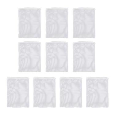 Imagem de Zerodis 10 Peças Sacos de Mídia de Filtro de Aquário Produtos para Animais de Estimação Suprimentos de Aquário Acessórios de Tanque de Peixes Sacos de Filtro de Malha para Carvão Ativado e Anéis de