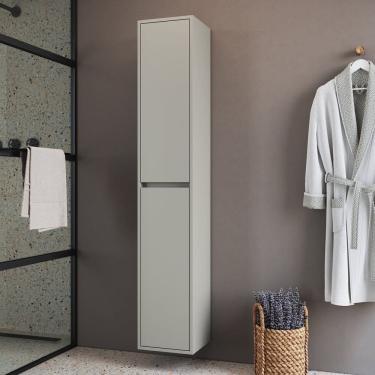Imagem de Armário Suspenso Multiuso para Banheiro 30cm com 2 Portas Bergame Arenas
