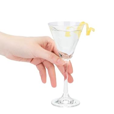 Imagem de HISTORY COMPANY Copo de Martini Petite Bijou – Feito em cristal, conjunto de 2 peças (coleção caixa de presente)