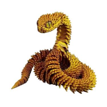 Imagem de Conjunto de animais de brinquedo impresso em 3D Snake Articulated Flex