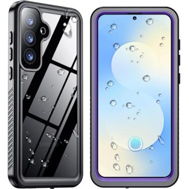 Imagem de SPIDERCASE Capa projetada para Samsung Galaxy S25 FE à prova d'água, protetor de tela e lente de câmera integrado [IP68 subaquático] [grau militar à prova de choque] Capa de telefone de proteção total