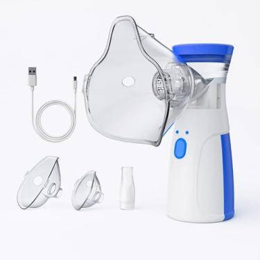 Imagem de Nebulizador Inalador Ultrassônico Portátil Sem Fio Recarregável USB – Silencioso, Compacto, Ideal para Crianças, Adultos e Idosos – Alívio Respiratório Diário Premium