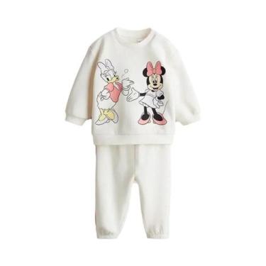 Imagem de Conjunto De Moletom Com Capuz Minnie Mouse Para Meninas, Disney, Outon