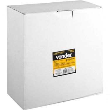 Imagem de Lixeira Retangular 5 Litros Inox Cinza Vonder