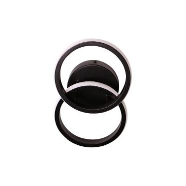 Imagem de Plafon Taschibra Village Circle Led Bivolt Preto 3000k Luz Amarela 15050998