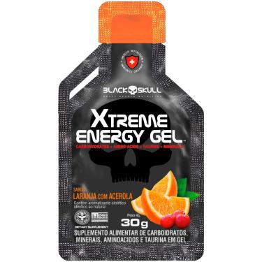 Imagem de Gel de Carboidratos Xtreme Energy Gel 30g Laranja BlackSkull