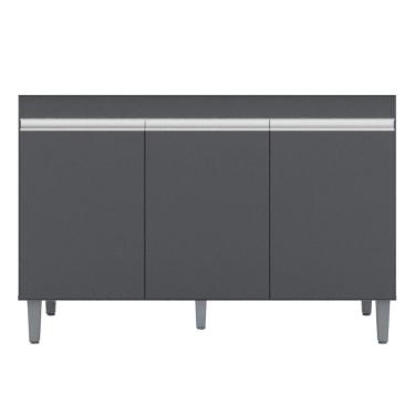 Imagem de Balcão Para Pia Manu 120 Cm Cinza Ajl