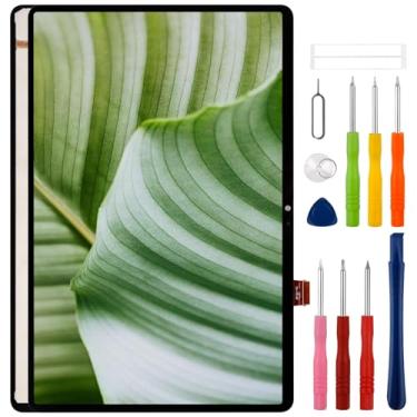 Imagem de SWARK Novo visor LCD compatível com Galaxy Tab S9 FE [27.7 cm] SM-X510, SM-X516B Substituição de montagem digitalizador de tela sensível ao toque com kit de ferramentas de reparo atualizado