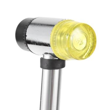 Imagem de RiToEasysports Macete de Borracha de Suavidade Moderada Com Cabo de Aço, Martelo de Dupla Face para Projetos de Marcenaria e Plástico (25MM)