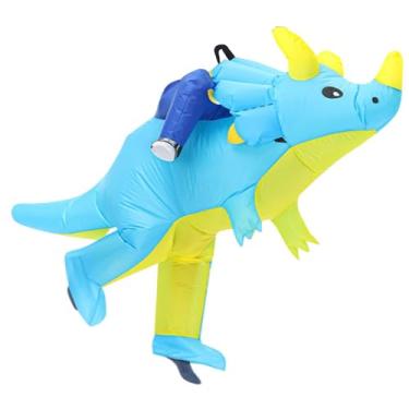 Imagem de oshhni Fantasia de dinossauro inflável para montar, versátil e resistente a rasgos, Tamanho Infantil