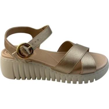 Imagem de Sandalia Modare Anabela Metalizada-Feminino