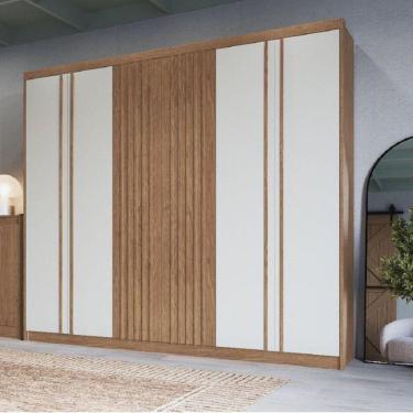 Imagem de Guarda Roupa 6 Portas 3 Gavetas Florence Móveis Castro