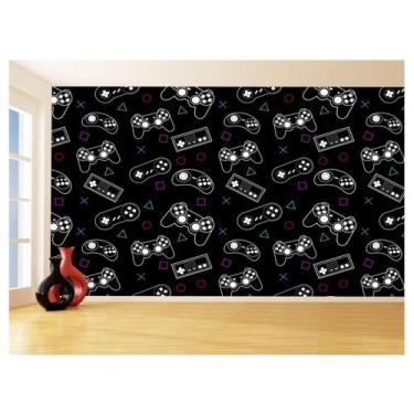 Imagem de Papel De Parede 3D Infantil Controle Game Jogo 3,5M Azs293 - Você Deco