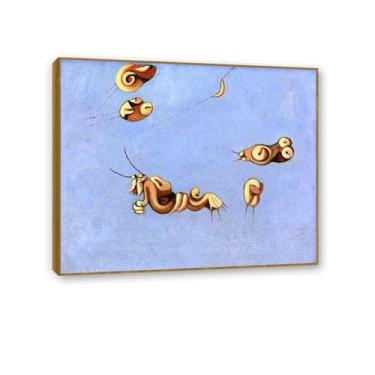 Imagem de Pôster Max Ernst Produto da França Reproduções de pinturas famosas Surrealismo Arte de parede Tela Max Ernst Decoração de parede para presentes de sala de estar 90x70 cm emoldurado