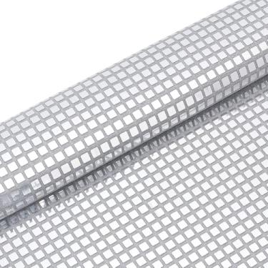 Imagem de OLYCRAFT 1,1 jardas x 139 cm quadrado tule lantejoulas tecido prata metálico bola discoteca bola de discoteca espelho caminho de mesa caminho de mesa metálico alumínio glitter lantejoulas caminho de