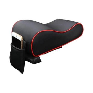 Imagem de Almofada De Apoio Para Braço De Carro Em Couro Com Espuma De Memória E