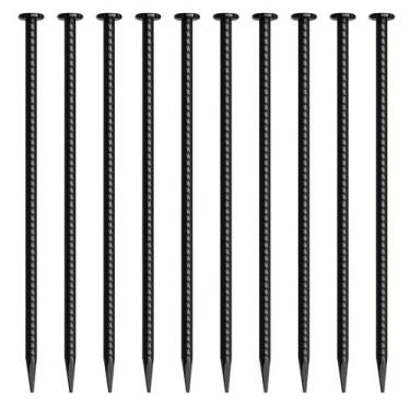 Imagem de Estacas de Acero Corrugado MSWY 40 cm Paquete de 10 Anclajes Resistent