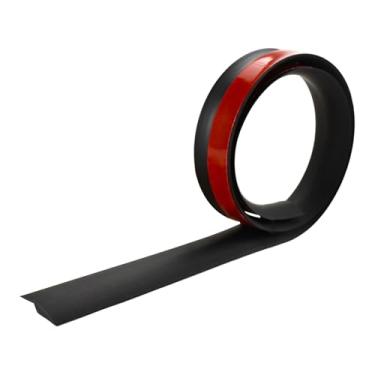 Imagem de Ioensy Fita de vedação para piso laminado de 2 m, cortável, para soleiras de portas, rampas e superfícies irregulares, Preto