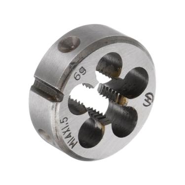 Imagem de M14 x molde redondo métrico de 1,5, rosca de máquina para rosquear à direita, matriz de corte de rosca de aço de liga