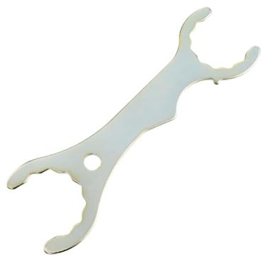 Imagem de Dsjnf Chave de torneira de cerveja de aço inoxidável prata multifuncional alça de torneira de cerveja 5,29 polegadas/13,44 cm para torneira acoplador de torre de cerveja, multiuso, ferramenta de chave