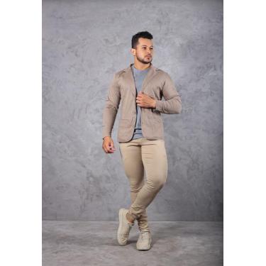 Imagem de blazer masculino esporte fino - DEBATT, Caqui, P