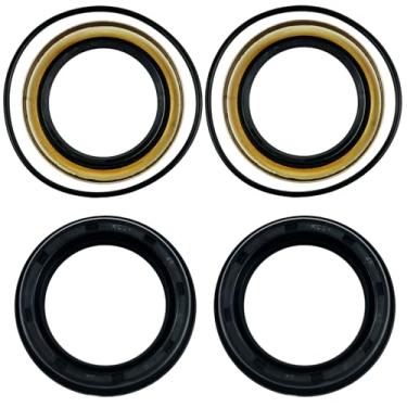 Imagem de WAXUEKIN Kit de vedação do eixo traseiro externo interno de 6 peças compatível com Toyota 4Runner Pickup T100 Tacoma Tundra, substitui 90313-48001 90301-88077 90310-50006