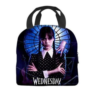 Imagem de Lancheira Cooler Bag Anime Wednesdayss Portable Bento Bento Bento - yi