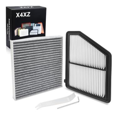 Imagem de CA12051 CF11182 Filtro de ar de motor e cabine compatível com Honda Civic 2.0L 2016-2026, Honda HR-V 2.0L 2023-2026 (apenas aspirado naturalmente) Substituir # WA10416 80292-TF0-G01 17220-5BA-A00 0