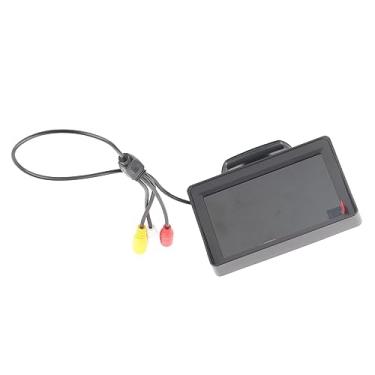 Imagem de Generic Monitor de Câmera Retrovisora ​​Com Tela TFT Transparente de 4,3" Com Entrada de Vídeo V1/V2 para Proprietários de Reprodutor de DVD de Carro Preto