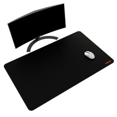 Imagem de Mydours Grande mousepad de computador estendido, 1000 x 600 mm XGG mouse pad para jogos com bordas costuradas, mouse pad preciso e durável grande antiderrapante tapete de mesa para escritório casa