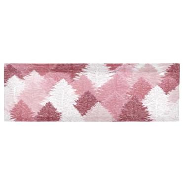 Imagem de CEBUGI Cortina blackout para janela – Cortinas de proteção de privacidade para cozinha/banheiro/sala de estar/lavanderia (137 x 45 cm, 1 painel, árvore de Natal)