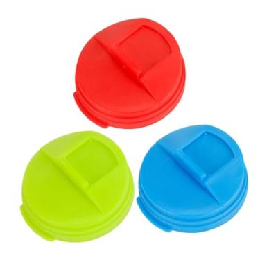 Imagem de 3 peças de tampas de lata de refrigerante à prova de poeira, protetores de vedação para tampas de latas de bebidas convenientes para proteção de cerveja e bebidas