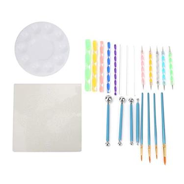 Imagem de SIWOTED DIY Kit de ferramentas de pintura Desenho artesanal Unhas Decoração de arte Conjunto de ferramentas de desenho de pintura