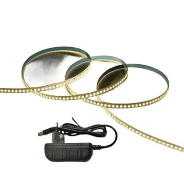 Imagem de Kit 3 Fita LED Decorativa 120 LED/m 12V IP20 3528 Três Cores Disponíveis 5m - Ideal para Decoração, Quarto e Festa(Branco Neutro com Fonte)