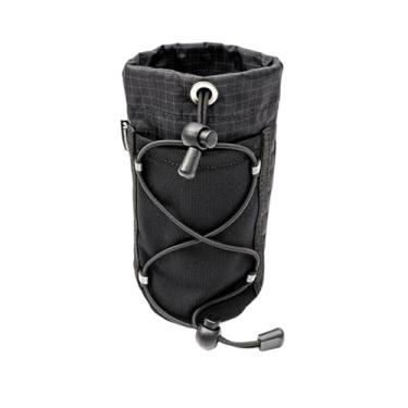 Imagem de Generic Porta-garrafa de água portátil para uso externo, compatível com alças de mochila, Preto