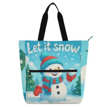 Imagem de GAIGEO Linda bolsa feminina turquesa para trabalho, lona, faculdade, escola, bolsas carteiro com compartimentos