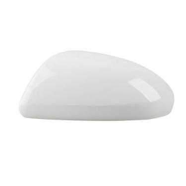 Imagem de Substituição da porta retrovisor do carro espelho lateral capa habitação Compatível com mazda 3 2010-2013 acessórios do carro(Pearl White Left)