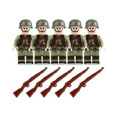 Imagem de Figuras De Soldados Militares Da Segunda Guerra Mundial, Brinquedos De