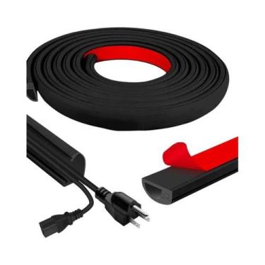 Imagem de Protetor De Cabo De Extensão De Energia Autoadesivo Em Arco Anti-Extru