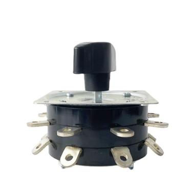 Imagem de Interruptor de soldador KDH-40/2-8 contator 8 posições dois pólos 16 pinos 40A para máquina de solda pino de cobre rotativo placa prata 1 peça