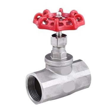 Imagem de EJWFASCV Válvula de parada 304 fio de aço inoxidável DN15-DN65 fivela tipo B válvula de fechamento J11W-16P para válvulas de equipamentos industriais, caldeiras, compressores, trocadores de calor, etc