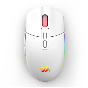 Imagem de Mouse sem fio Redragon Invader Pro Branco