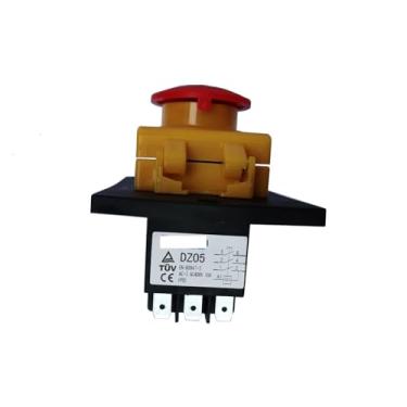 Imagem de DZ05C 7 pinos IP55 380VAC 10A à prova d'água liga/desliga interruptores de botão eletromagnético para partida da máquina