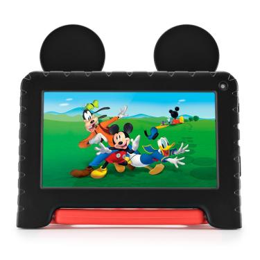 Imagem de Tablet Infantil Mickey 64GB Tela 7" Multi NB413 Preto