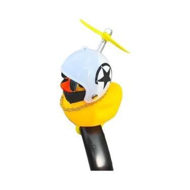 Imagem de Decoração De Carro Pato Amarelo Pequeno Brinquedo De Borracha Fofo Orn