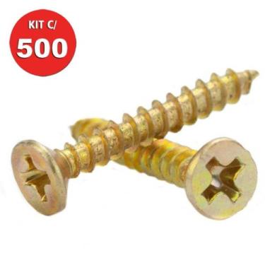 Imagem de Parafuso Chipboard Phillips P/ Madeira 4.0 X 40 Caixa 500 Pç - BELENUS